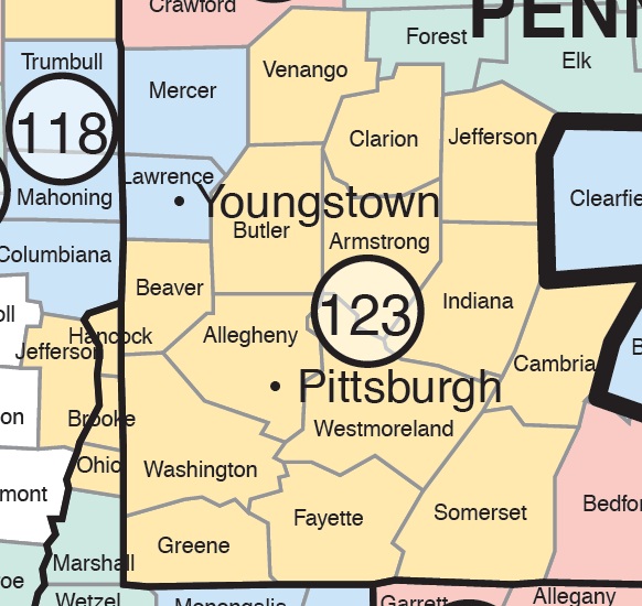 Pittsburgh Section Map